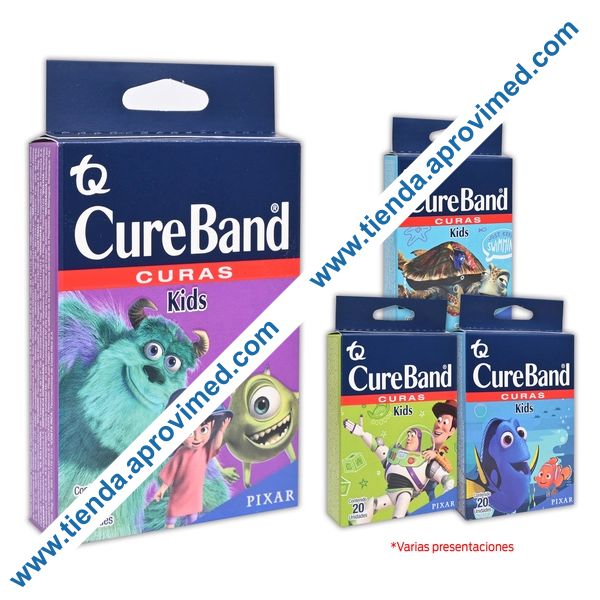 Venditas adhesivas infantiles Pixar — Caja con 20 pzas