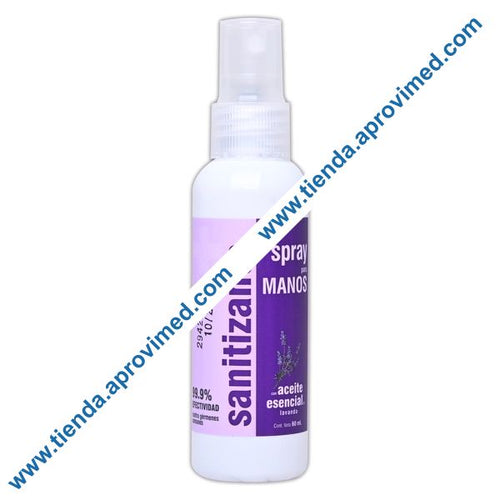 Desinfectante en spray para manos con aroma a lavanda - 60 ml