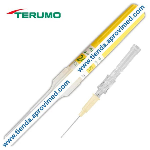 Catéter intravenoso radiopaco 24G — 1 pieza