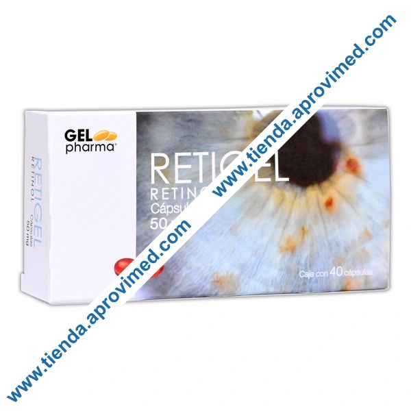 Suplemento de Retinol 50 mg para la salud ocular y de la piel