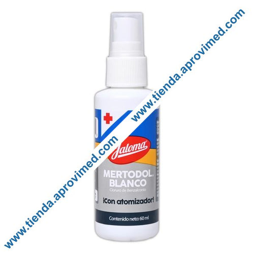 Antiséptico desinfectante para heridas Mertodol 60 ml con atomizador