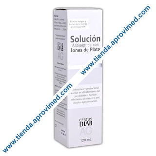 Solución antiséptica de iones de plata para heridas — 120 ml