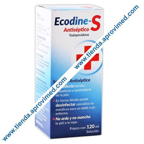 Solución Antiséptica Tópica con Yodopovidona — Frasco 120 ml