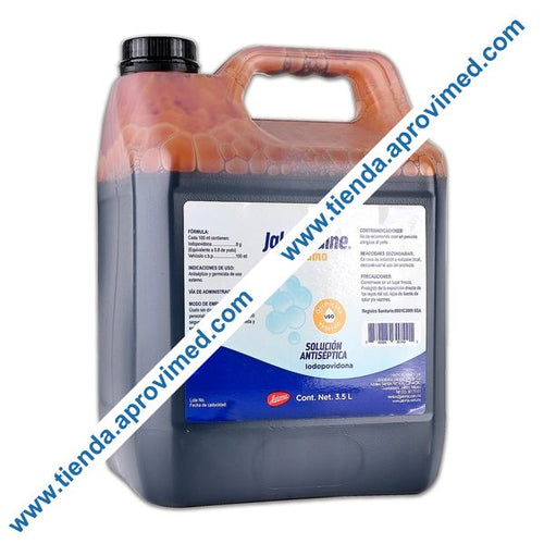 Solución antiséptica en espuma para heridas y cuidados médicos — 3.5 L