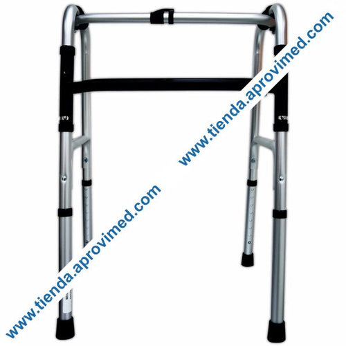 Andadera de aluminio para movilidad Eko-Mobility — Color plata