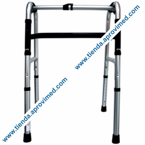Andadera de aluminio para movilidad Eko-Mobility — Color plata