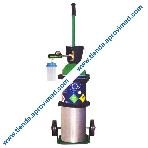 Kit de oxígeno medicinal portátil para terapia respiratoria