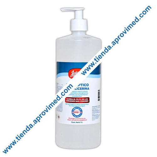 Gel Antibacterial con Glicerina — Atomizador 1 L para manos