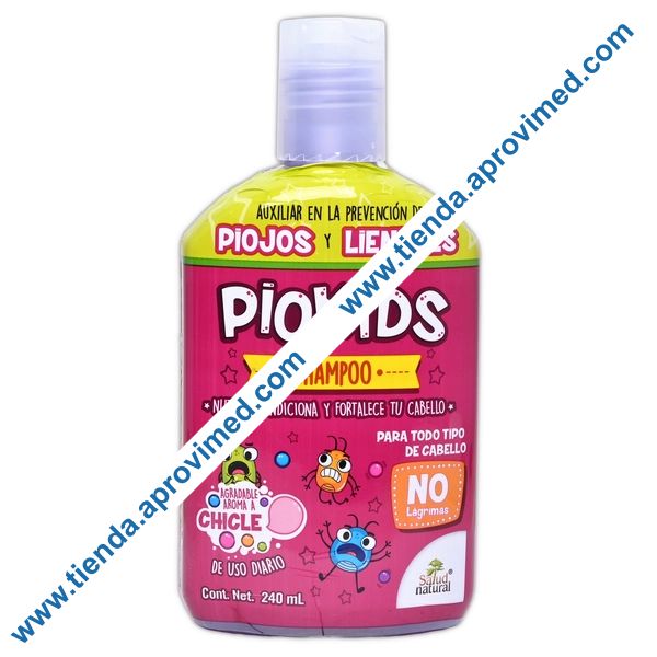 Shampoo repelente de piojos con aroma a chicle 240 ml