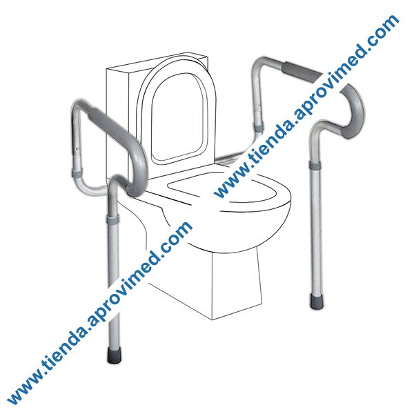 Soporte de seguridad ajustable para WC — Eko-Mobility
