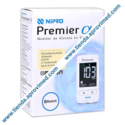 Glucómetro digital para monitoreo de glucosa — Set completo