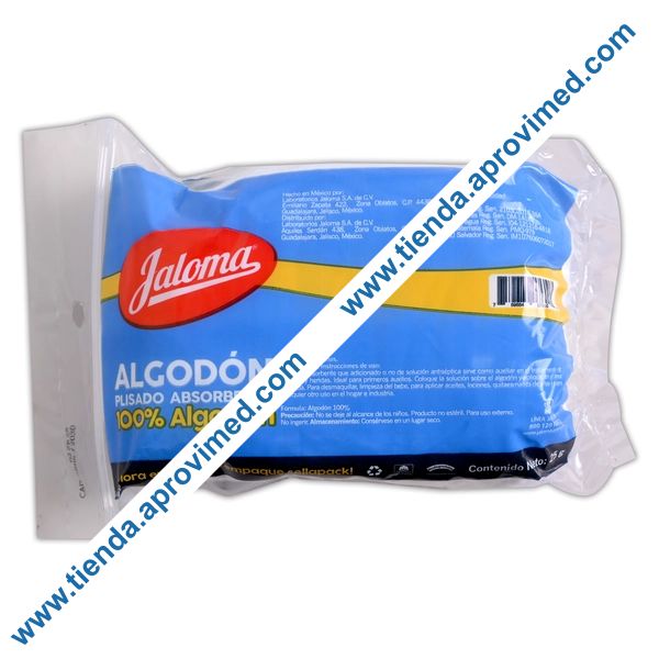 Algodón absorbente plisado — Bolsa 25 g
