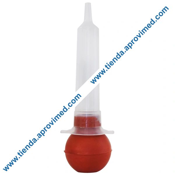 Jeringa aséptica desechable de plástico 60 ml para irrigación y succión