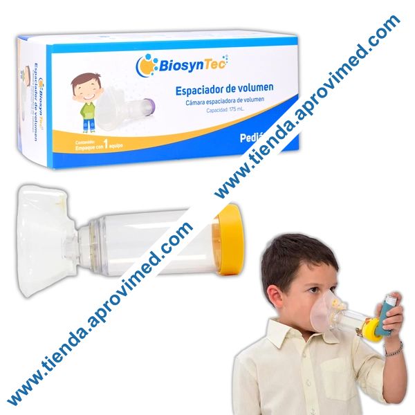 Cámara espaciadora pediátrica para inhaladores — 175 ml