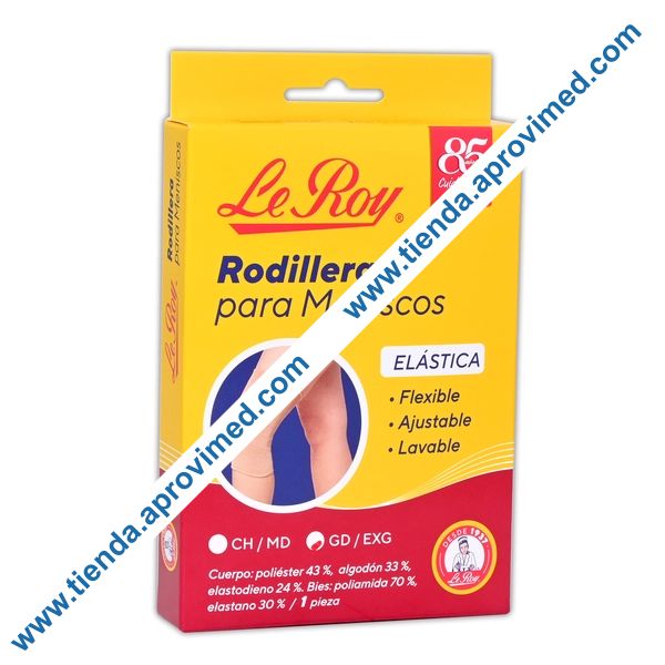 Rodillera elástica para meniscos — Talla Grande/Extra Grande