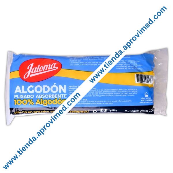 Algodón absorbente suave y resistente — Bolsa 100 g