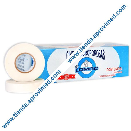 Cinta adhesiva microporosa para heridas — Rollo 10 m blanco