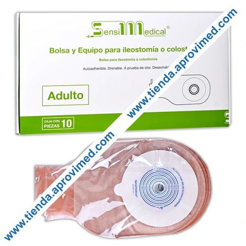 Bolsa para ileostomía y colostomía — Paquete de 10 piezas