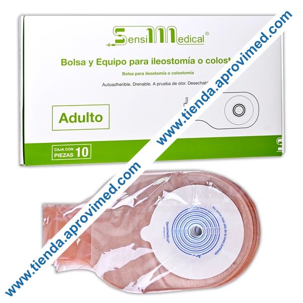 Bolsa para ileostomía y colostomía — Paquete de 10 piezas