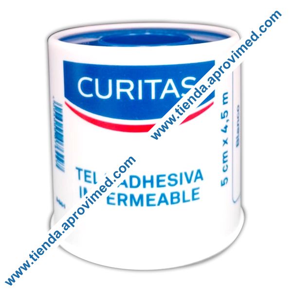 Cinta adhesiva de tela hipoalergénica para heridas — 5 cm x 4.5 m