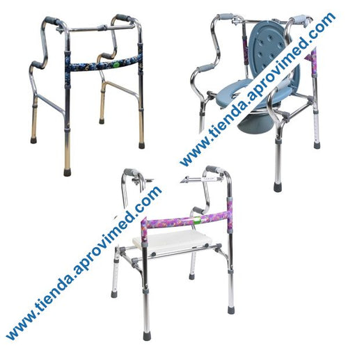 Andadera fija de aluminio Eko-Mobility para mayor estabilidad y apoyo
