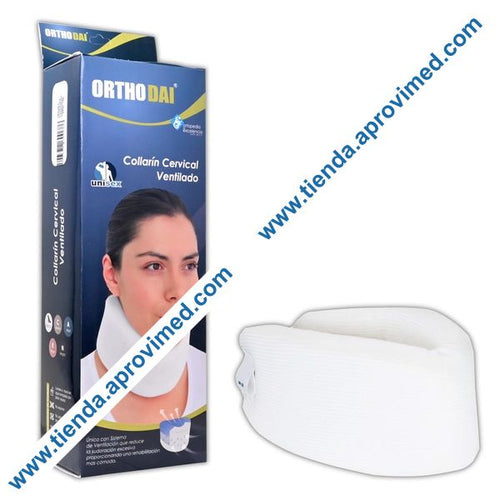 Collarín cervical ventilado para soporte y alivio del dolor