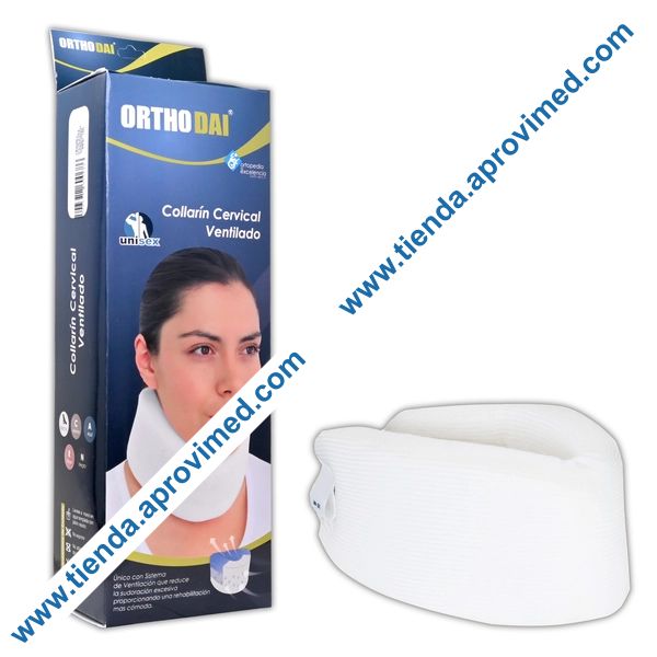 Collarín cervical ventilado para soporte y alivio del dolor