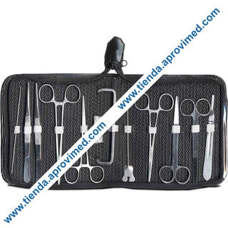 Estuche de disección profesional — 12 piezas