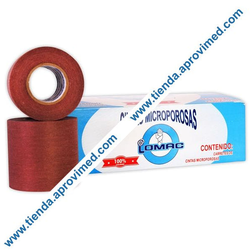 Cinta adhesiva microporosa para heridas color piel — Rollo 5 cm x 10 m