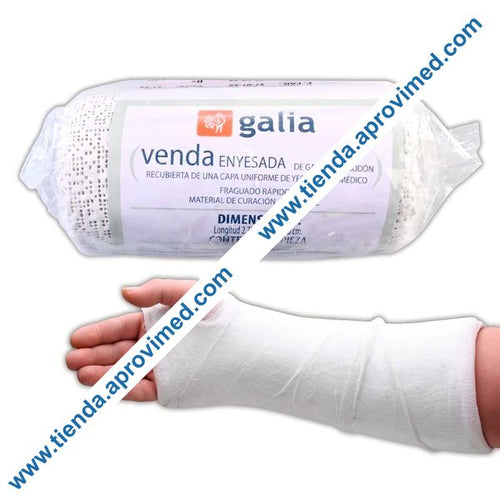Venda enyesada Galia 10 cm x 2.75 m para inmovilización