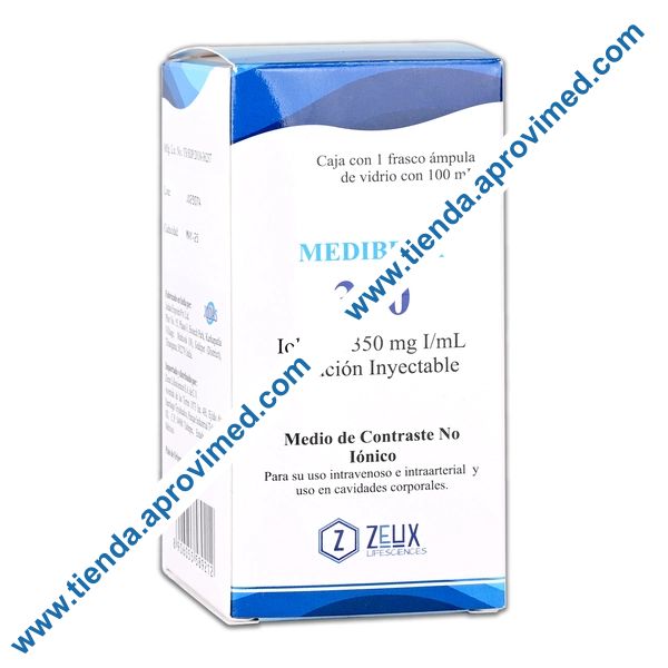 Medio de contraste Iohexol 350 mg/ml — Frasco ampolla 100 ml