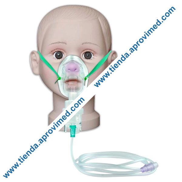 Mascarilla nebulizadora pediátrica para inhalación SensiMedical — 1 pza
