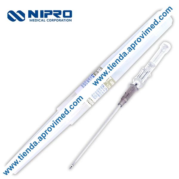 Catéter intravenoso radiopaco 16G — Ideal para infusiones seguras