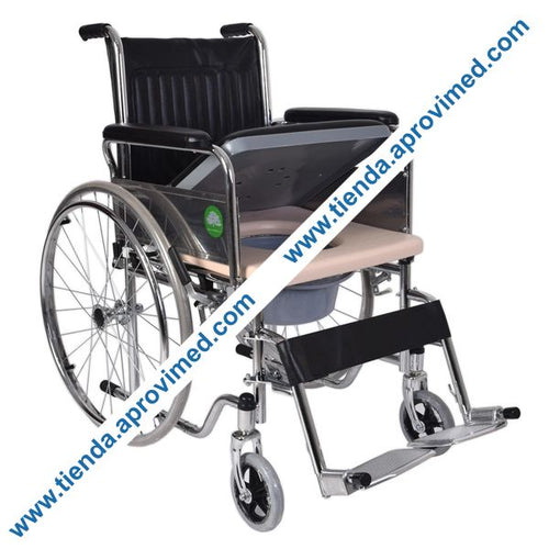 Silla de ruedas con cómodo desmontable para adultos