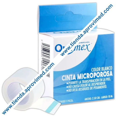 Cinta adhesiva microporosa para curación de heridas — Rollo 10 m