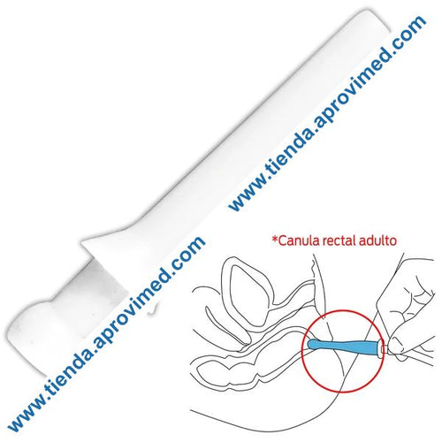 Cánula rectal desechable para irrigador — 1 pieza