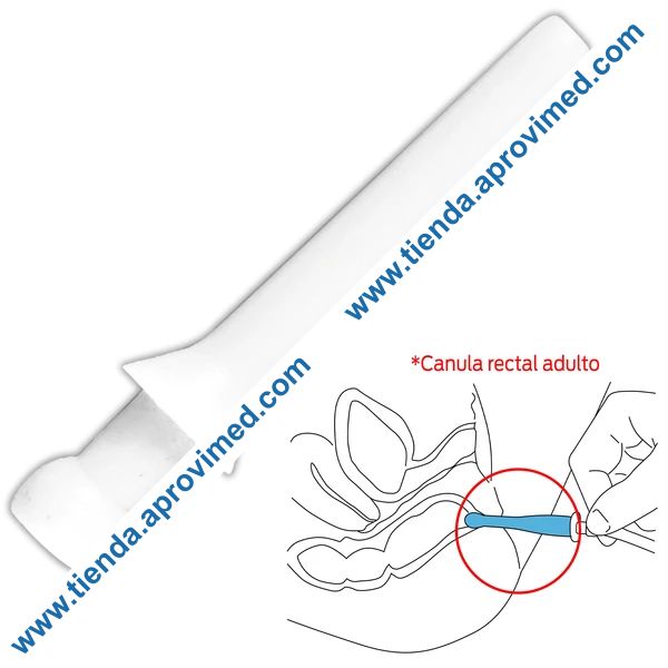 Cánula rectal desechable para irrigador — 1 pieza