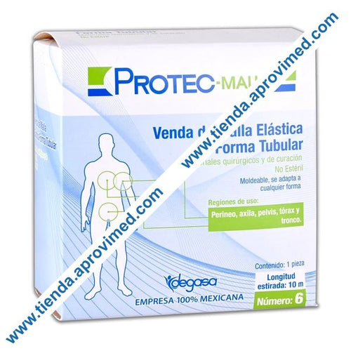 Venda elástica tubular para curaciones — 10 metros