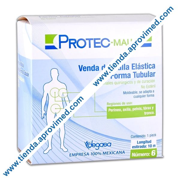 Venda elástica tubular para curaciones — 10 metros