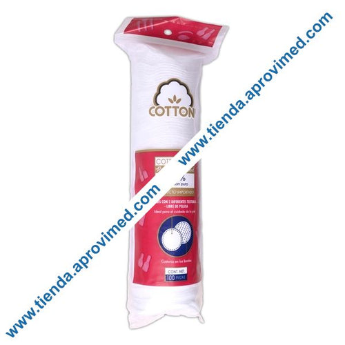 Discos de algodón facial premium — Paquete 100 piezas