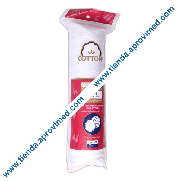 Discos de algodón facial premium — Paquete 100 piezas